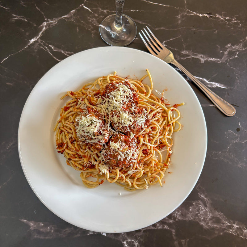Spaghetti aux boulettes de bœuf