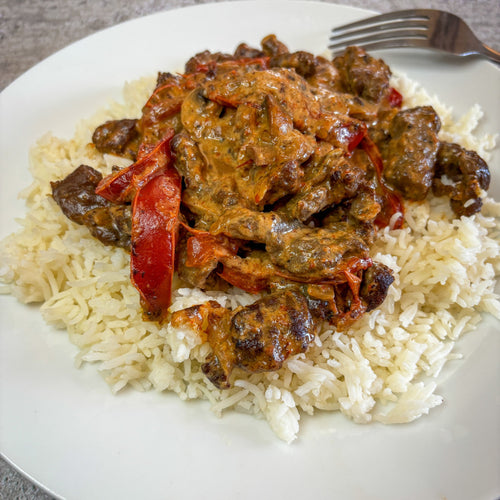 Boeuf stroganoff