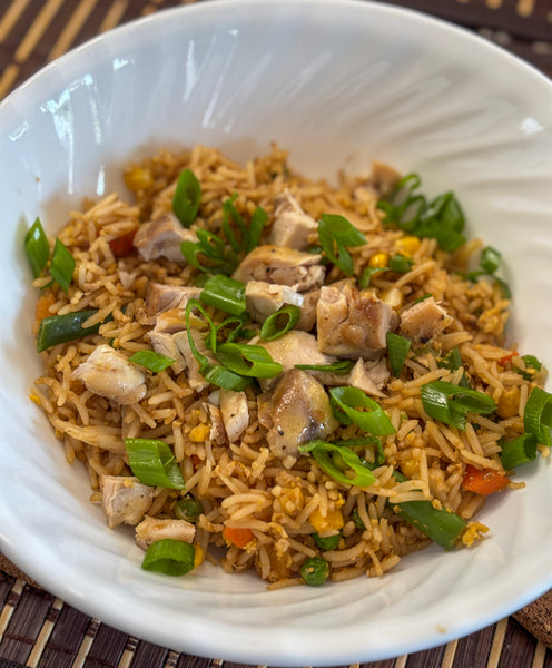 Riz sauté au poulet