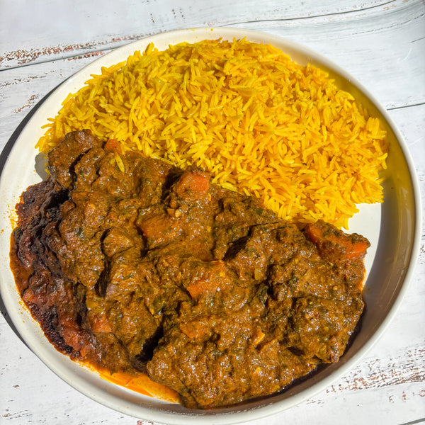 Curry de boeuf au lait de coco